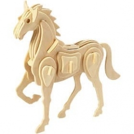 3D Puzzeldier Paard