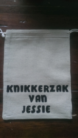 Knikkerzak 15x20 cm