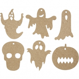 Halloween decoraties afm 3-10 cm, 30 assorti