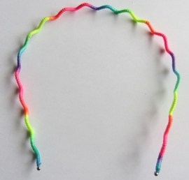 Diadeem met neon kleurtjes