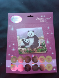 Crystal card Panda