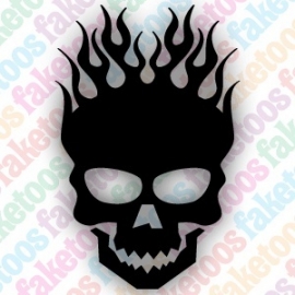 Flaming Skull