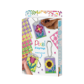 Medaillon set bloemen