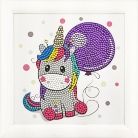 Crystal Art kinder frame Party Unicorn