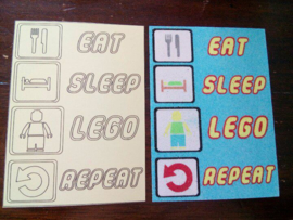 Lego eat sleep