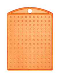 Medaillon transparant oranje