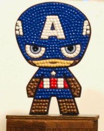 Crystal Art figuur: Marvel Captain America