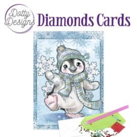 Dotty Designs Diamond Cards - Penguin
