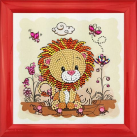 Crystal Art kinder frame Lion Meadow