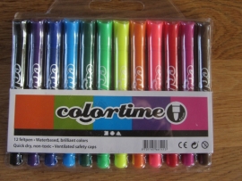 Colortime stiften 4,3 mm lijn 12 stuks