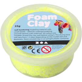 Foam Clay neon geel 35 gram