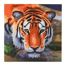 Crystal Art card Tiger