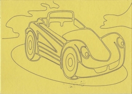 Vrolijke auto
