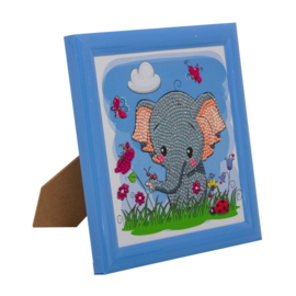 Crystal Art kinder frame Elephant & Friends
