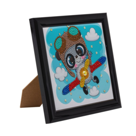 Crystal Art kinder frame Flying Panda