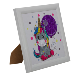 Crystal Art kinder frame Party Unicorn