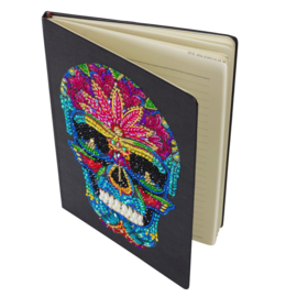 Crystal Art notebook Skull