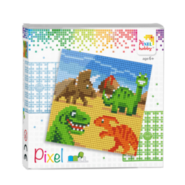 Pixel set Dino's