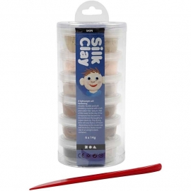 Silk Clay Assortiment huidskleur 6x14 gram