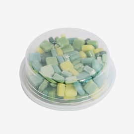 Colourful Squares mix  75 gram - Lime Squash