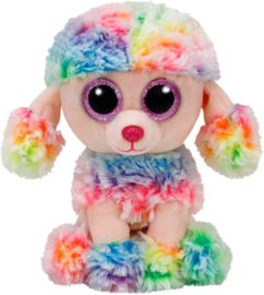 Ty Beanie Boo's Rainbow Poodle 15cm