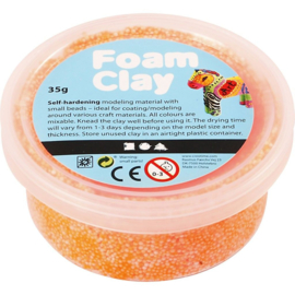 Foam Clay neon  oranje 35 gram