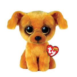 TY BEANIE BOO'S ZUZU LIGHTBROWN DOG 15CM