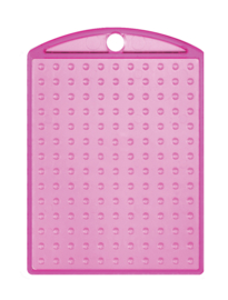 Medaillon transparant roze