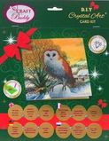 Crystal Art Card Winter owl