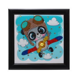 Crystal Art kinder frame Flying Panda