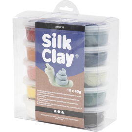 Silk Clay Assortiment basis 3, 10x40 gram
