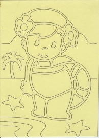 Meisje op het strand