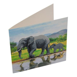 Crystal card Elephans