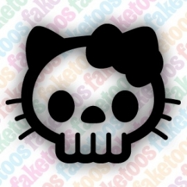 (083) Hello Kitty - Skull
