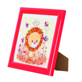 Crystal Art kinder frame Lion Meadow