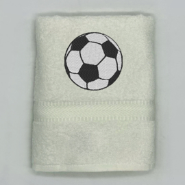 Handdoek met voetbal