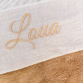 Laken washed cotton