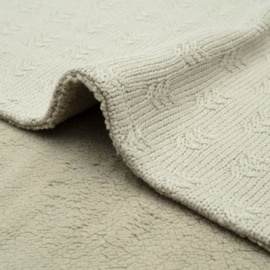 Dekens grain knit Jollein velour (met naam)