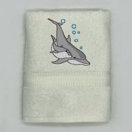 Handdoek met dolfijnen