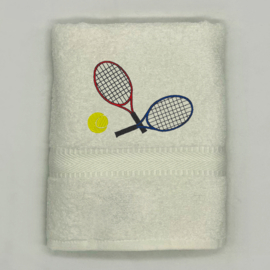 Handdoek tennisracket