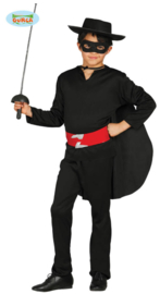 Zorro kostuum jongens