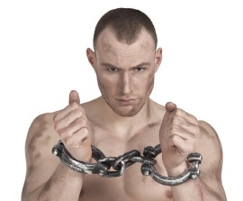 Heavy prison chains
