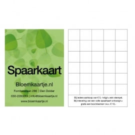 SK1345 | Spaarkaart