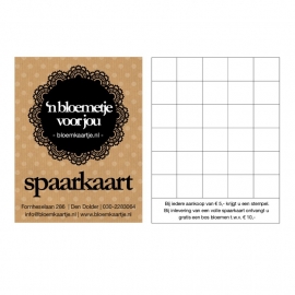 SK1308 | Spaarkaart