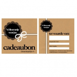 CB1305 | Cadeaubon