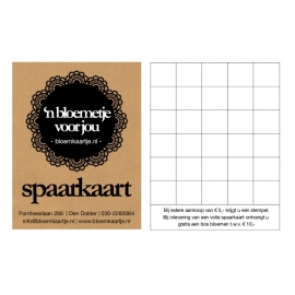 SK1305 | Spaarkaart