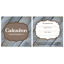 CB1326 | Cadeaubon