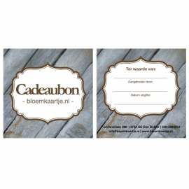 CB1325 | Cadeaubon