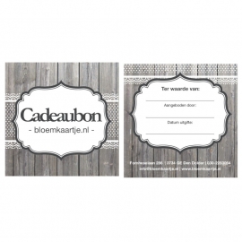 CB1323 | Cadeaubon