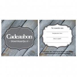 CB1327 | Cadeaubon